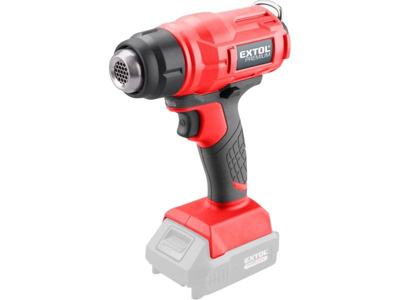 EXTOL PREMIUM 8891867 aku horkovzdušná pistole, SHARE20V, LiIon bez akumulátoru Obrázek