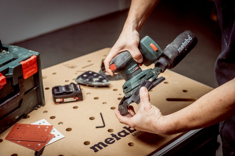 METABO SM 18 LTX BL aku vibrační a delta bruska 18V LiIon bez aku, metaBox 602089840 Obrázek