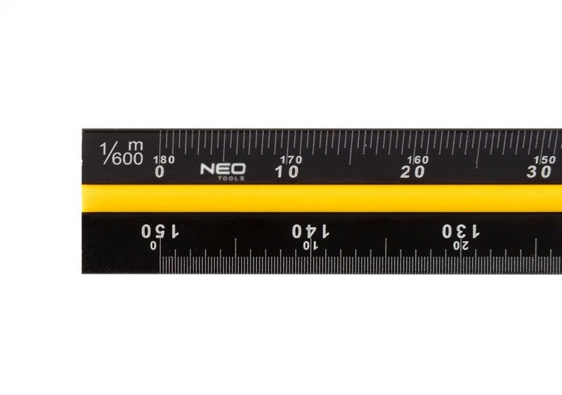 NEO TOOLS 72-205 měřítko trojhranné poměrové 300mm hliníkové Obrázek