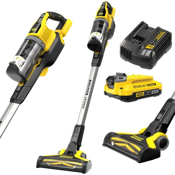 STANLEY FATMAX SFMCVS001D1 aku tyčový vysavač 18V LiIon V20 1x4,0Ah