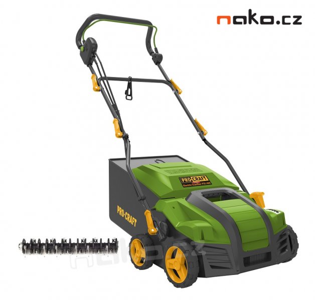 PROCRAFT PSC400 elektrický vertikutátor - provzdušňovač 1800W 2 v 1