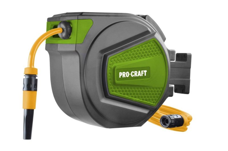 PROCRAFT VK20 zahradní hadice 1/2" 20m v nástěnném samonavíjecím bubnu