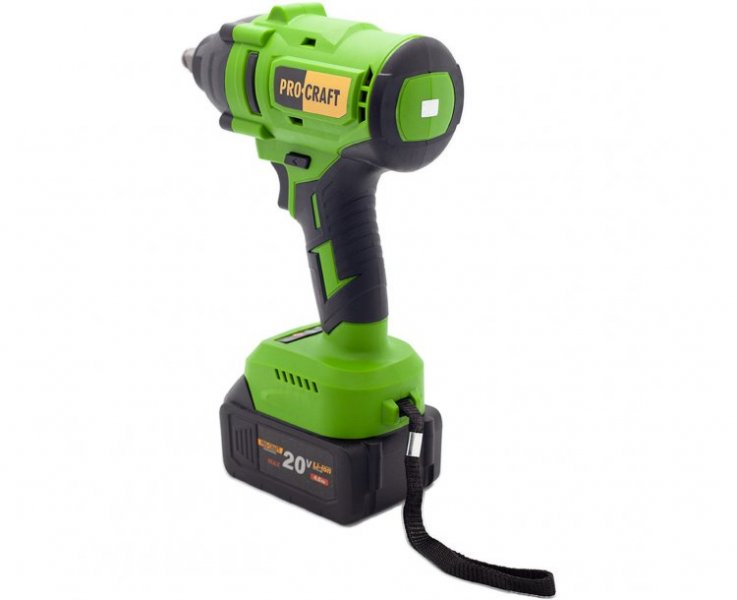 PROCRAFT PWA56 aku rázový utahovák bezuhlíkový 1/2" 560Nm LiIon 20V, bez aku Obrázek