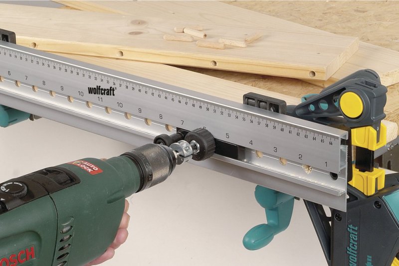 WOLFCRAFT 4650000 kolíkovací lišta 600mm Obrázek