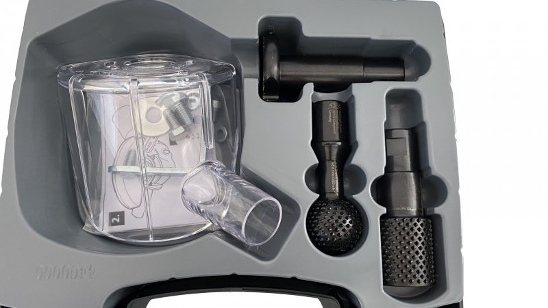 WOLFCRAFT 4400000 sada rašplových nástrojů na dřevo do úhlové brusky Obrázek