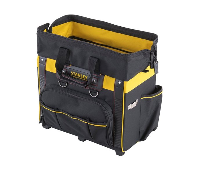Borsa Toolbox STANLEY FATMAX Con Ruote - 44x44x25 Cm, Nylon Resistente, Tasche Multiple - Foto 6
