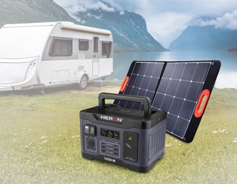 HERON 8896801 nabíjecí a napájecí aku stanice 1200 W, 921 Wh LiFePo4 Obrázek