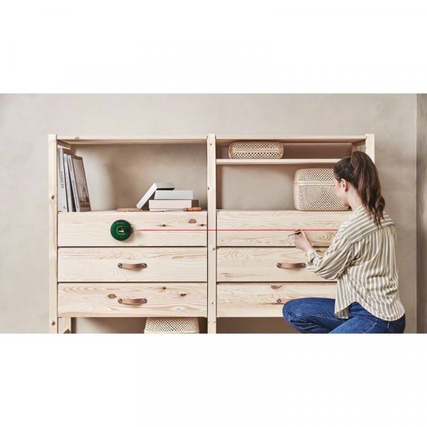 BOSCH Atino Set svinovací metr s laserovou linkou + set gelových podložek (6x) Obrázek
