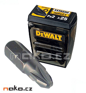 DeWALT DT70527 sada bitů Pz2 25mm (25ks)