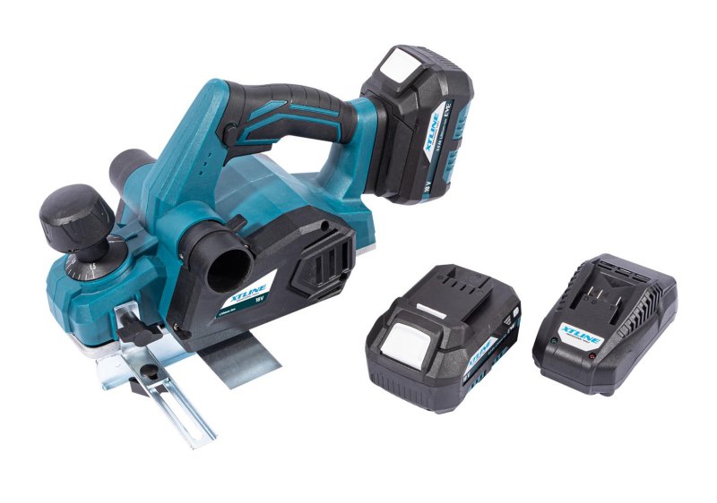 XTline XT102750-2B5B aku hoblík 82mm 18V LiIon 2x 5Ah v kufru Obrázek