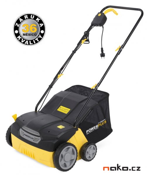 POWERPLUS POWXG7513 elektrický vertikutátor - provzdušňovač