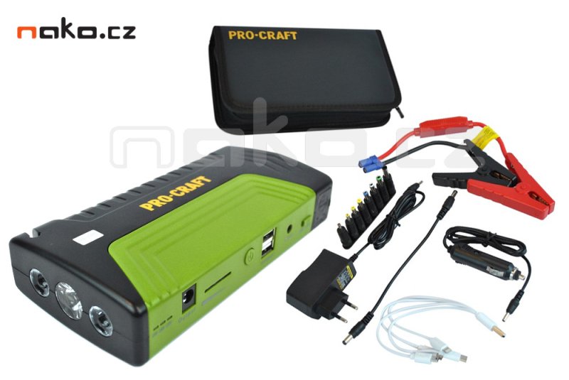 EXTOL PREMIUM PROCRAFT JS-10 startovací aku zdroj 400A s funkcí powerbanky 10Ah a LED svítilny Obrázek