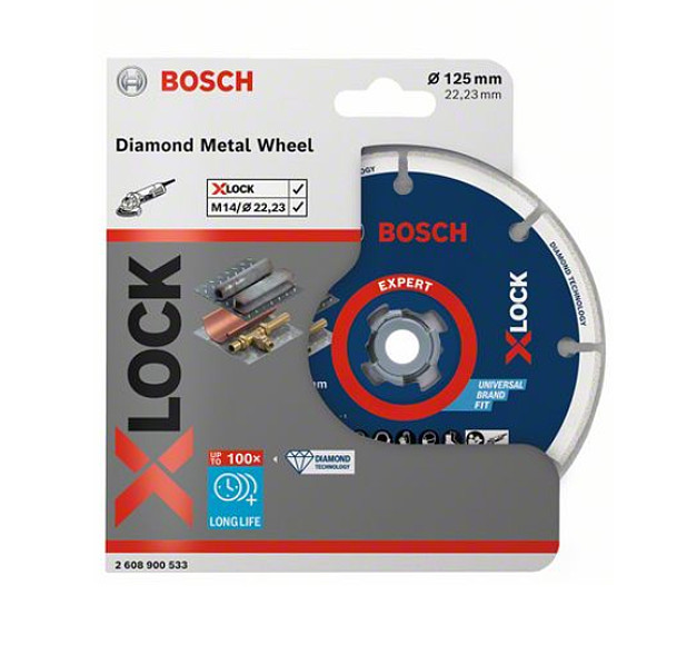 BOSCH Expert 125mm DIA kotouč na kov Diamond Metal Wheel X-LOCK Obrázek