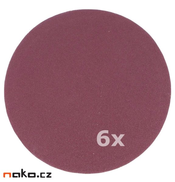 XTline KL044208 sada brusných výseků na suchý zip Z 80, 225mm 6ks