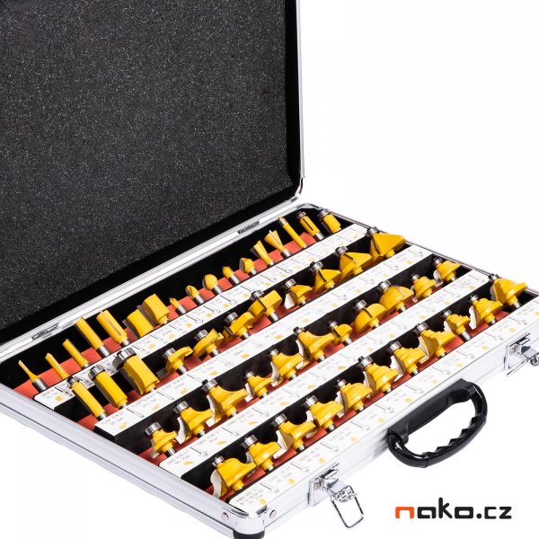 STAVTOOL P11142 sada stopkových fréz HM, 50 ks Obrázek