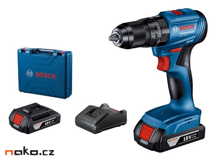 BOSCH GSB 185-LI (2x2Ah) akuvrtačka s příklepem Obrázek