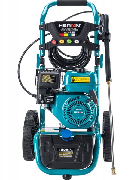 HERON 8896351 vysokotlaký motorový čistič se šamponovačem, 186bar Obrázek