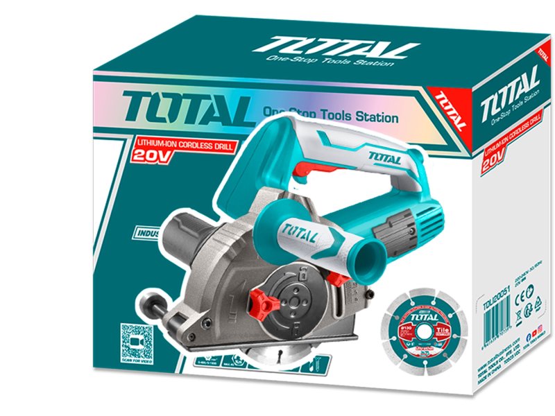 TOTAL TWLC1256 frézka drážkovací na zdivo 1500W 125mm industrial Obrázek