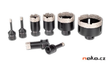 RICHMANN PC4848 sada diamantových vykružovacích korunek 6-68mm, 8 ks M14 Obrázek