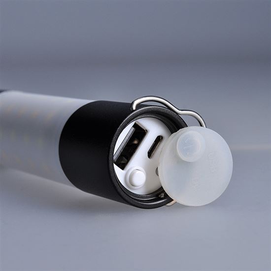 SOLIGHT WN43 LED ruční nabíjecí svítilna s kampingovou lucernou, 250lm, Li-Ion, power bank, USB Obrázek