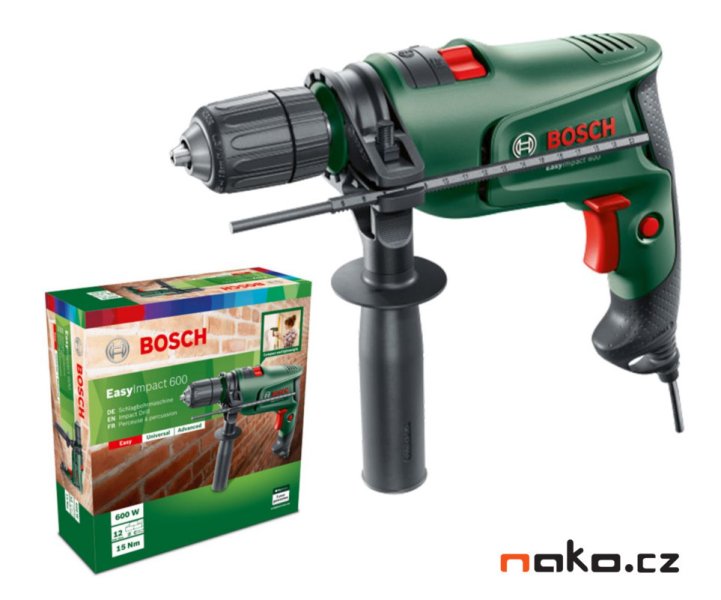 BOSCH EasyImpact 600 příklepová vrtačka Obrázek