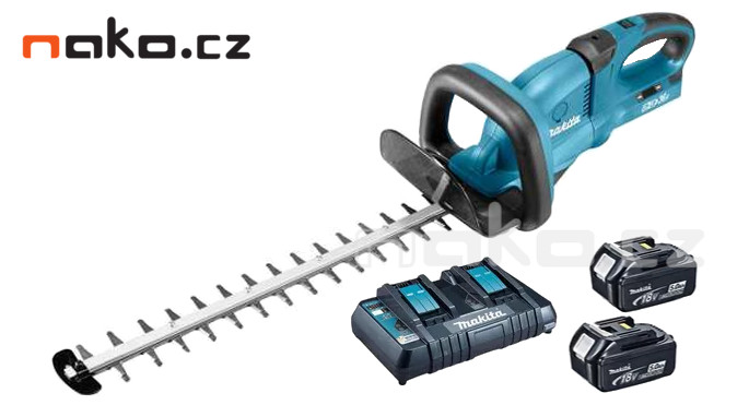 MAKITA DUH551PT2 aku plotostřih 55cm LXT LiIon 2x18V 5Ah Obrázek