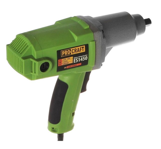 PROCRAFT ES1450 elektrický rázový utahovák 1/2" 450 Nm Obrázek