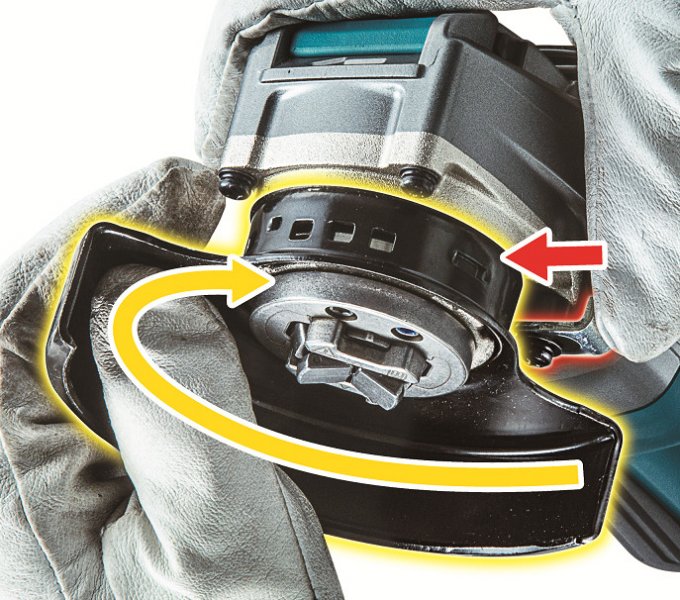 MAKITA GA041GZ aku úhlová bruska 125mm s regulací a X-lock LiIon XGT 40V, bez aku Obrázek