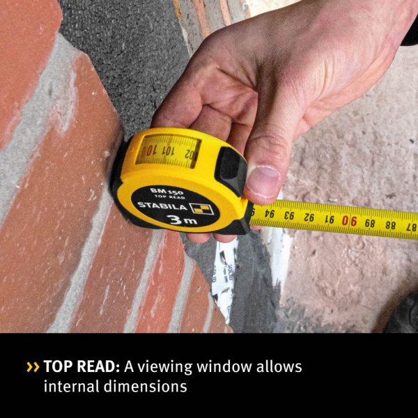 STABILA svinovací metr BM150 3m W 19839 Obrázek