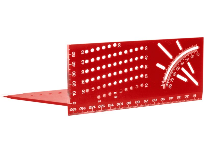 FORTUM 4784104 úhelník truhlářsky 3D víceúčelový, 215x72x63mm AL Obrázek