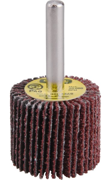 EXTOL PREMIUM 8803367 pr. 30x25x6mm P80 lamelový stopkový kotouč brusný smirkový