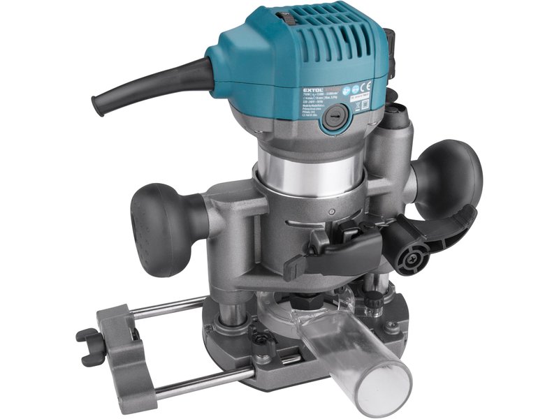 EXTOL INDUSTRIAL 8793302 multifunkční vrchní a ohraňovací frézka Obrázek