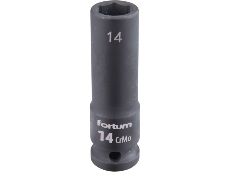 FORTUM 4703214 hlavice 1/2" nástrčná 14mm úderová průmyslová 78mm prodloužená CrMoV