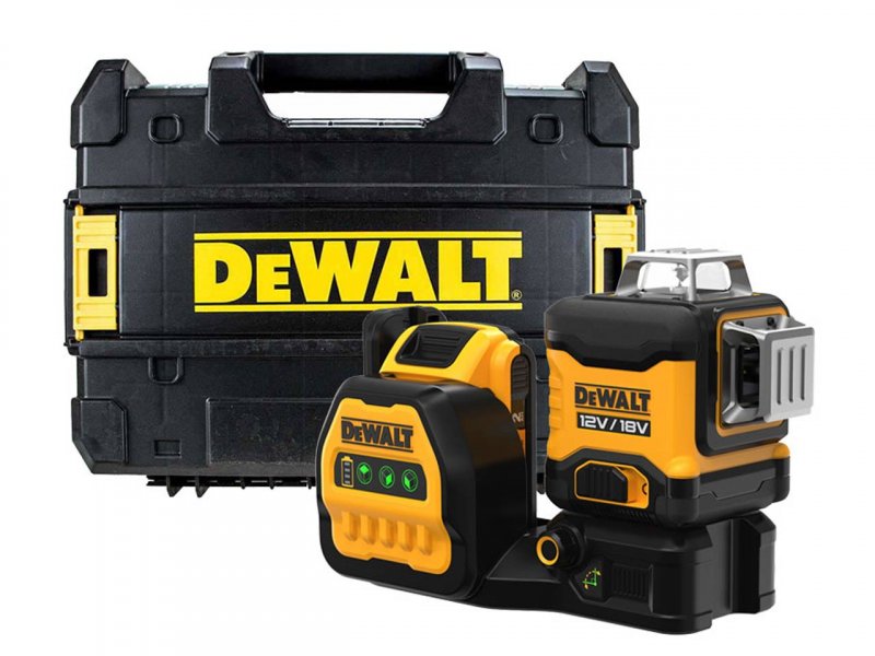 DeWALT DCE089D1G18 3x360 zelený laser (1x2Ah) Obrázek
