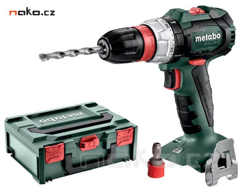 METABO BS 18 LT BL Quick bezuhlíková aku vrtačka LiIon bez baterie v MetaLocu 602334840 Obrázek