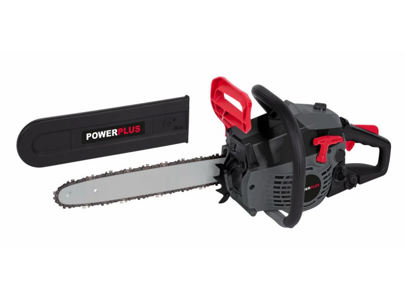 POWERPLUS POWEG2010 motorová benzínová řetězová pila 35cm Obrázek