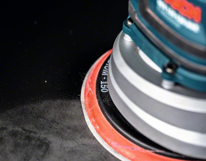 BOSCH 2608900007 podložný talíř na suchý zip střední tvrdost MEDIUM 150mm Obrázek