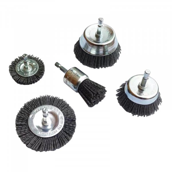 XTline XT22080 sada nylonových kartáčů ZR80, stopka šestihran 5ks