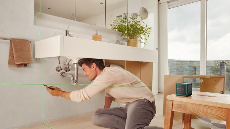 BOSCH Quigo Green (2.0) křížový zelený laser Obrázek