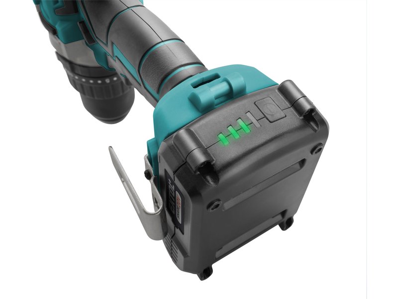 EXTOL INDUSTRIAL 8791800 aku vrtačka s příklepem, BRUSHLESS, SHARE20V LiIon 2Ah Obrázek