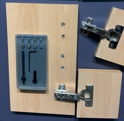 WOLFCRAFT 4657000 sada opravných pouzder pro kování a panty Obrázek