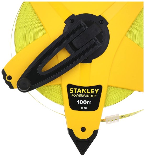 STANLEY pásmo PowerWinder s plastovou páskou 100 m x 12,7 mm Obrázek
