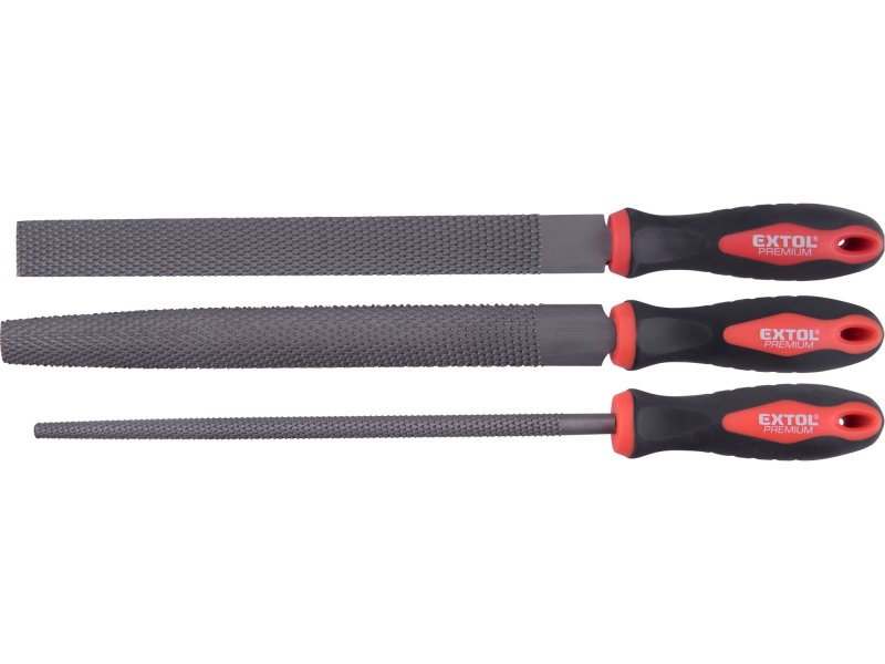 EXTOL PREMIUM  8803757 sada rašplí na dřevo 250/2 střední sek (3ks)