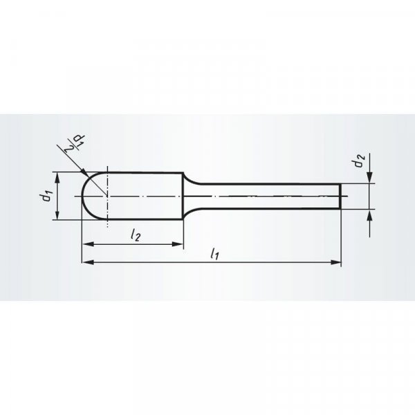 RHODIUS válcová tvrdokovová fréza HF C 9,6x19,0x6,0x64 Z7 ALPHA 304385 Obrázek