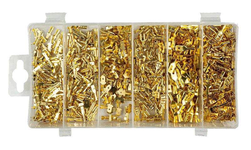 RICHMANN PC0413 sada neizolovaných konektorů 600 dílů