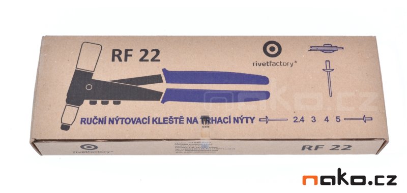 RF 22 nýtovací kleště na trhací nýty (MS 22)