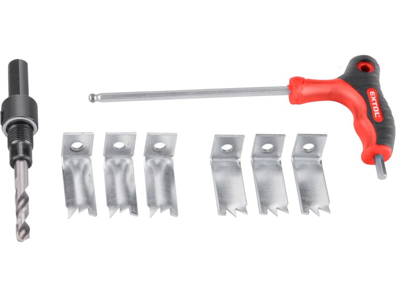 EXTOL PREMIUM 8801610 vykružovací stavitelný korunkový vrták 19-127mm Obrázek