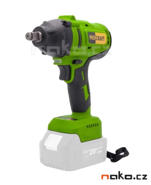 PROCRAFT PWA56 aku rázový utahovák bezuhlíkový 1/2" 560Nm LiIon 20V, bez aku Obrázek