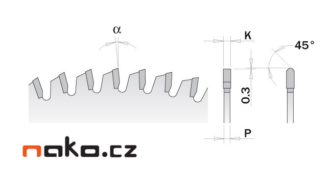 CMT C29706409M kotouč pilový vidiový 216x2,8x30mm Z64 -6st. Obrázek