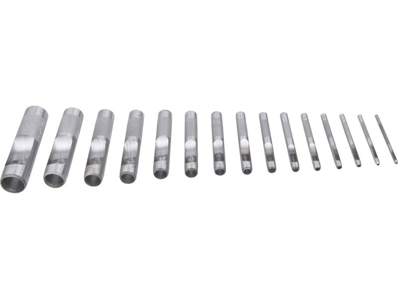 EXTOL CRAF 76700 sada výsečníků do kůže, 15ks, 2-22mm Obrázek